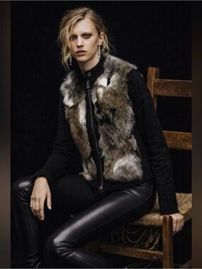BCBGMAXAZRIA Dimitri Faux Fur Combo Jacket | Jackets & Coats
